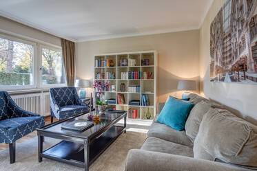 Herzogpark: Elegant möblierte 3-Zimmer-Wohnung