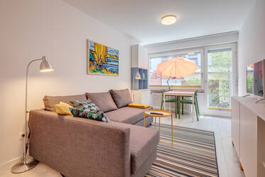 Freundliche und ruhige 1-Zimmer-Wohnung mit Terrasse in sehr guter und beliebter Wohnlage