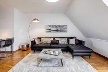 Maisonettewohnung mit Blick in den Innenhof