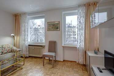 Einfach möbliertes Apartment beim Isartor