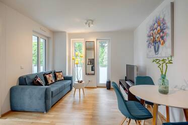 Top möblierte 2-Zimmer Wohnung mit großer Loggia
