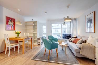 Sehr schöne stilvoll möblierte und große 1-Zimmer-Wohnung in München-Milbertshofen Nähe Luitpoldpark