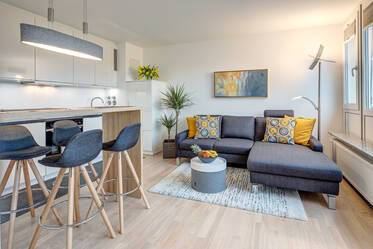 Dachterrassenwohnung mit Blick bis zu den Bergen 