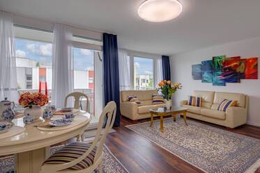 Ruhige Wohnlage mit viel Grün: Wohnung auf Zeit