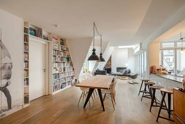 Exklusive 3-Zimmer-Maisonettewohnung mit Dachterrasse