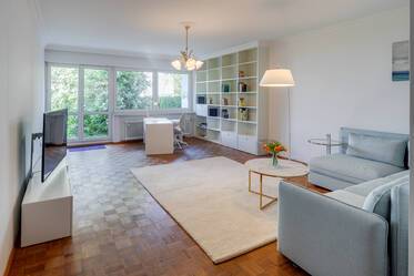 Nähe Dantebad: Schöne Wohnung mit Garten