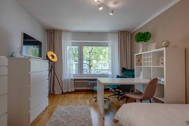Helle Erdgeschosswohnung in der Nähe der Isarauen