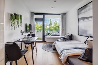 Möblierte Stadtwohnung mit Balkon auf Zeit mieten