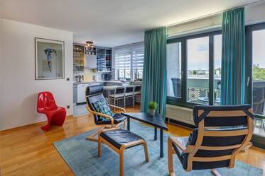 Sonnige möblierte 1,5-Zimmer Wohnung 