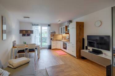 Gemütliche 1-Zimmer Gartenwohnung 