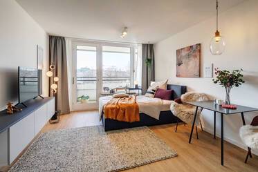 Hochwertig möbliertes Apartment mit Balkon