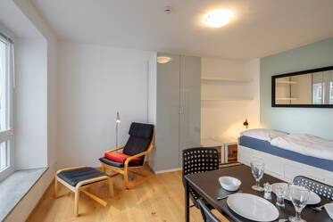 Möblierte Wohnung, ruhig zum Innenhof gelegen