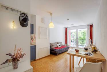 Möblierte 1,5-Zimmer Wohnung, Nähe U-Bahn Brudermühlstraße 