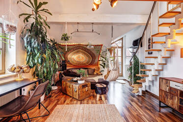 Dachgeschosswohnung mit Galerie und Balkon