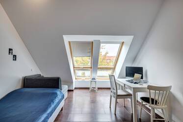 Möblierte Dachgeschosswohnung in Ludwigsvorstadt