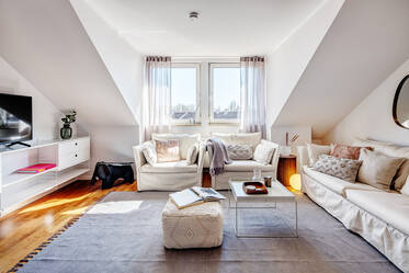 Gemütlich Dachgeschosswohnung in der Nähe des Westparks