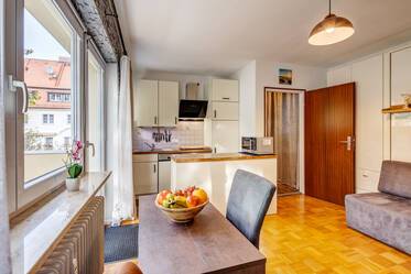 Wohnung mit durchdachter Möblierung  
