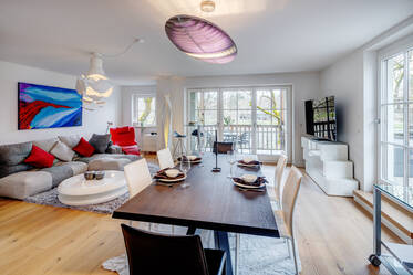 Stylische Wohnung in Bad Tölz mit Blick auf die Isar