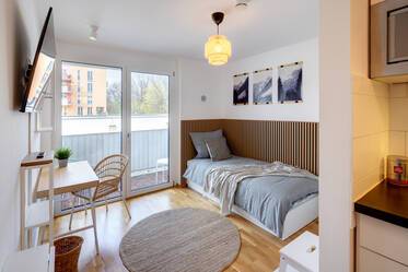 Studentenapartment mit Innenhoflage 