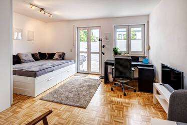 Erdgeschosswohnung mit großer Terrasse auf Zeit mieten