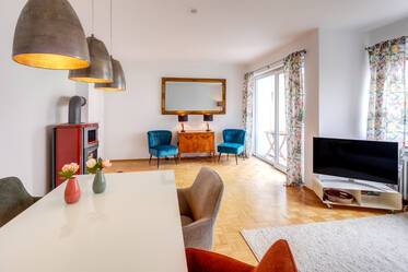 Hochwertig möblierte 4-Zi-Wohnung zur Miete