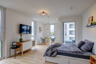 Helle und modern möblierte 1-Zimmer Wohnung