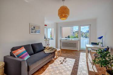 Ruhige Hochparterrewohnung mit Südbalkon 