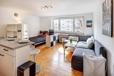 City-Apartment: Sonnig, modern und ruhig zum Hinterhof