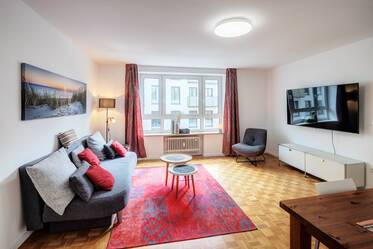 Geräumige Wohnung auf Zeit in bester Innenstadtlage