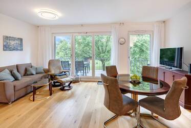 Ruhige Wohnung mit Grünanlage vor der Tür