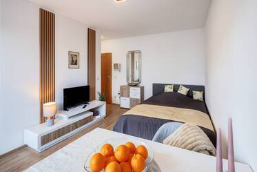 Helles Apartment mit Terrasse & kleinem Südgarten