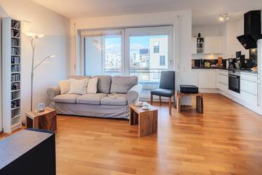 München-Perlach: Moderne 2‑Zimmer Wohnung (BJ 2016) mit 2 Balkonen