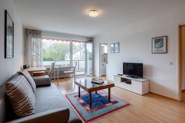 Möblierte 1-Zimmer Wohnung mit großem Balkon