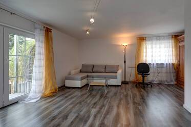 Möblierte 2-Zimmer Wohnung mit Waschtrockner, Garten und Terrasse