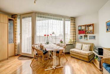 Hell und freundlich: 1-Zi-Wohnung mit Balkon, am westlichen Stadtrand in München-Pasing/Westkreuz