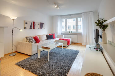 Harmonisch möblierte 2-Zimmer Balkonwohnung