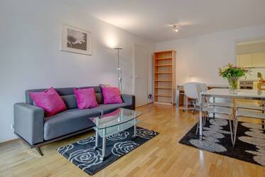 In der Nähe des Ostparks, möblierte 2-Zimmer Wohnung
