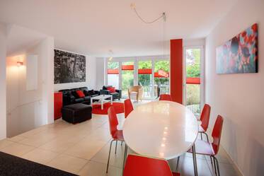 Westpark: schönes helles möbliertes Reihenhaus