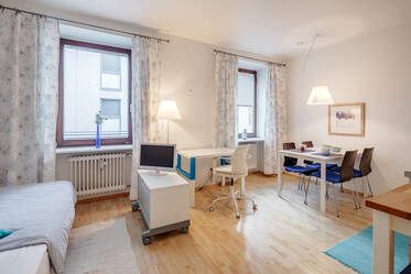 Toplage Altschwabing, Apartment