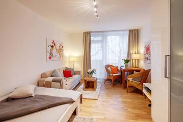 Schwabing: 1-Zimmer Wohnung mit Balkon, sehr ruhig