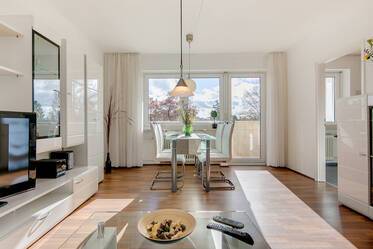 Möblierte 1,5-Zimmer Wohnung mit Südbalkon