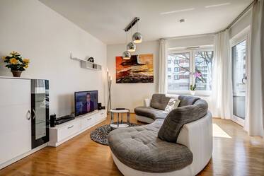 Ruhige, modern möblierte 3-Zimmer-Wohnung