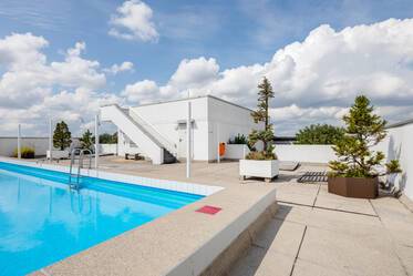 Apartment mit Pool im Arabellapark