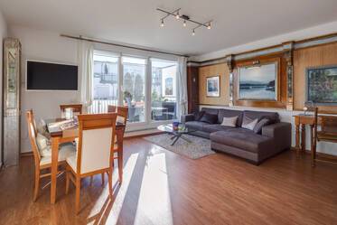 Sonnige Wohnung mit großer Dachterrasse zur Miete