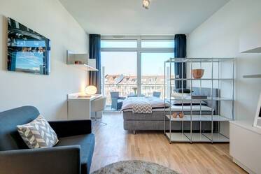 Premium wohnen: hochwertig möbl. 1-Zi-Wohnung