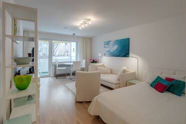 Helle möblierte Wohnung in Oberföhring