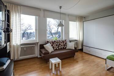 Komplett möblierte 1-Zimmer Wohnung