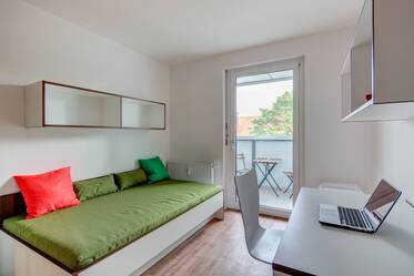 1-Zimmer-Wohnung mit Balkon
