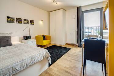 Moderne möblierte Wohnung mit Dachterrasse