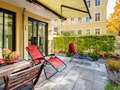 Gartenwohnung München Schwabing (rechts der Leopoldstraße) 03 Terrasse 12380
